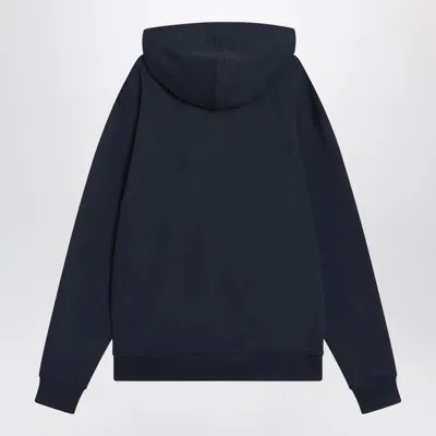 Ami Alexandre Mattiussi Ami Paris De Coeur Zipped Hoodie In Blue