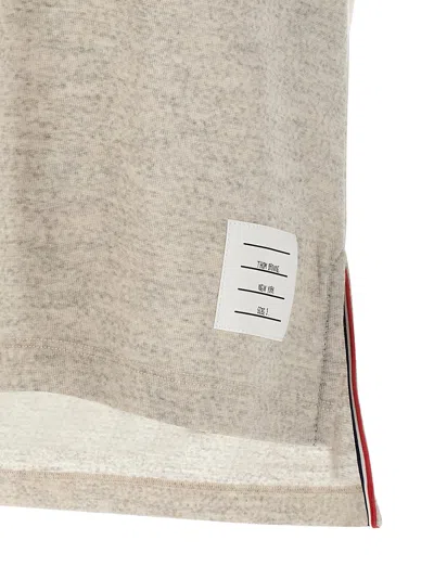 Thom Browne 4bar Polo Gray In Neutral