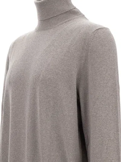 Fay Turtleneck Wool Sweater In Gray