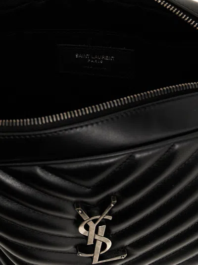 Saint Laurent Camera Bag Lou Crossbody Bag In Black