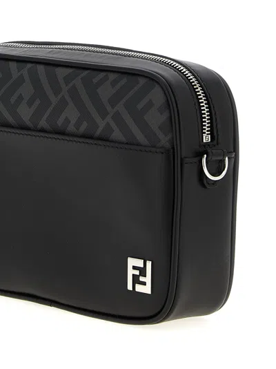 Fendi Adjustable Detachable Shoulder Strap Camera Case In Black