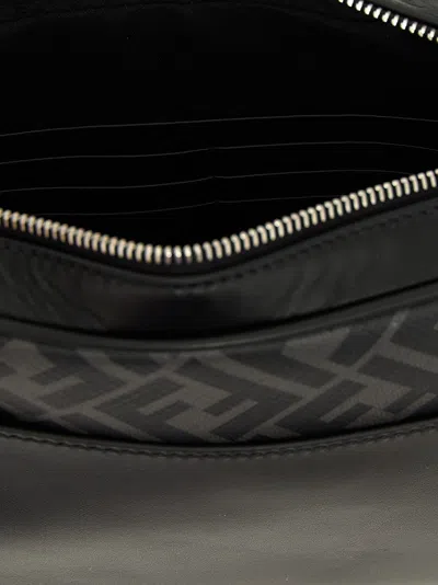 Fendi Adjustable Detachable Shoulder Strap Camera Case In Black