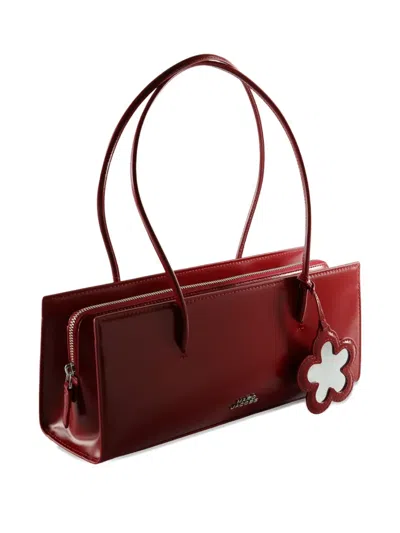 Marc Jacobs The Satchel Bag Double Handles In Burgundy