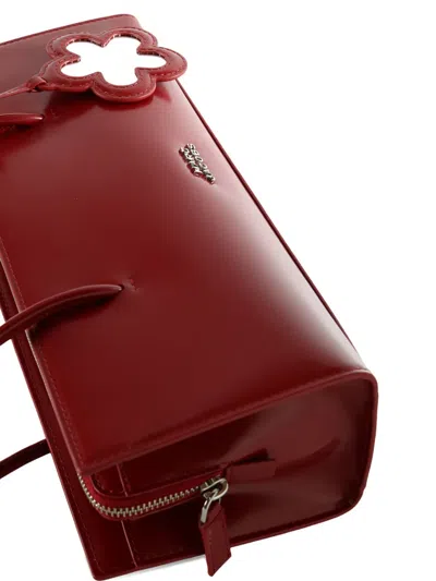 Marc Jacobs The Satchel Bag Double Handles In Burgundy