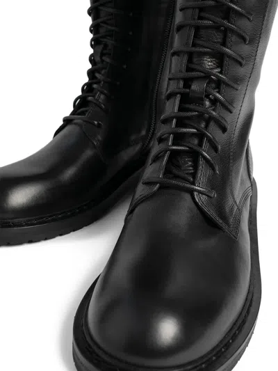Ann Demeulemeester Women Danny 24 Hole Lace Up Boots In Black