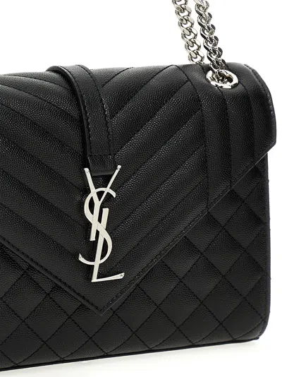 Saint Laurent Envelope Shoulder Bags Black