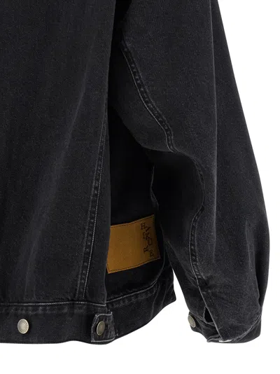 Haikure Button-down Long-sleeved Denim Jacket In Multi