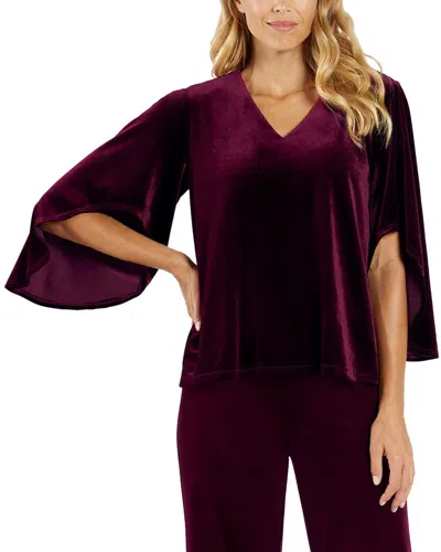 Jude Connally Daniella Pullover Top In Red