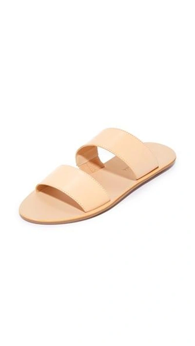 Shop Loeffler Randall Clem Slides In Natural