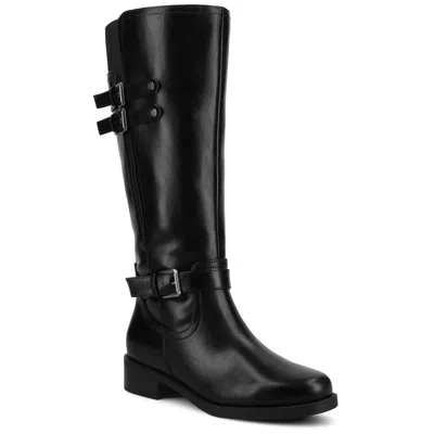 Journee Collection Journee Women's Sonny Knee High Extra Wide-calf Casual Boots In Black