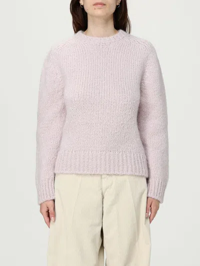Jil Sander Light Pink Mohair Blend Sweater In Pink