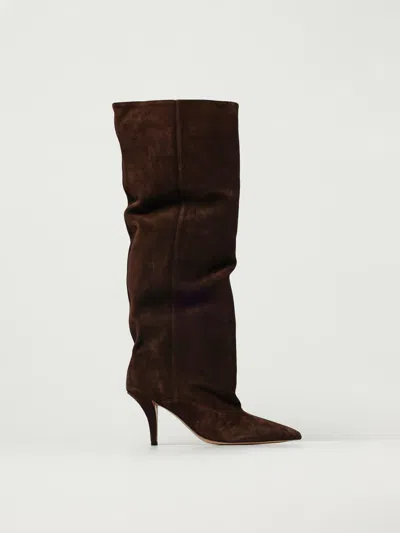 Paris Texas Ines Reverse Midcalf Boot 75 In Brown