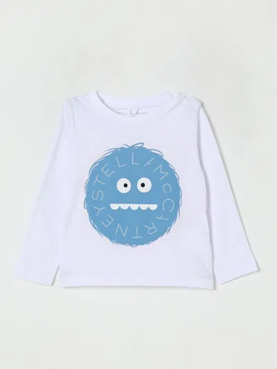 Stella Mccartney White T-shirt For Baby Boy With Monster In White