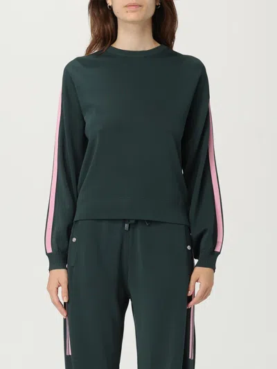 Pinko Sweat-shirt Sportif Avec Logo Love Birds In Green