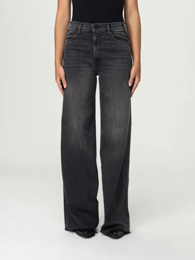 Mother Jeans  Woman Color Denim In Gray