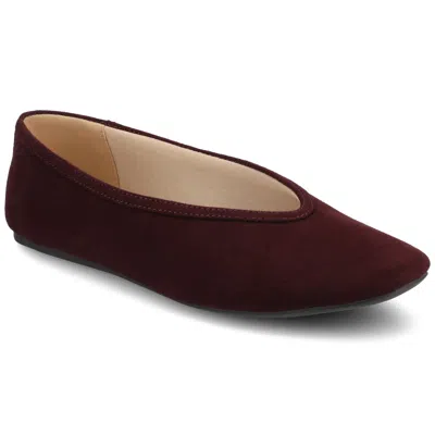 Journee Collection Fortune Flat In Red
