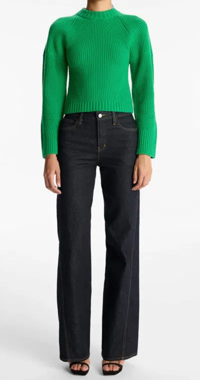 A.l.c Seraphina Sweater In Deep Basil In Green