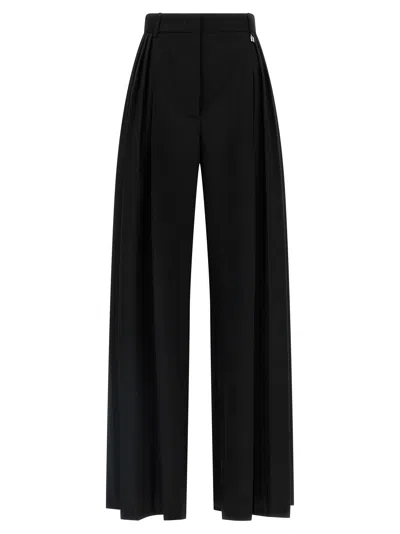 Giuseppe Di Morabito Trousers Tailored With Belt Loops Pleated Design Wide Leg