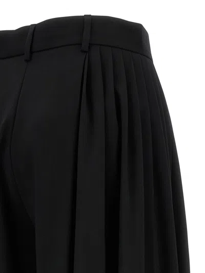 Giuseppe Di Morabito Trousers Tailored With Belt Loops Pleated Design Wide Leg