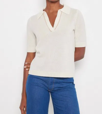 Lisa Todd Members Only Sweater Puff In Beige In White