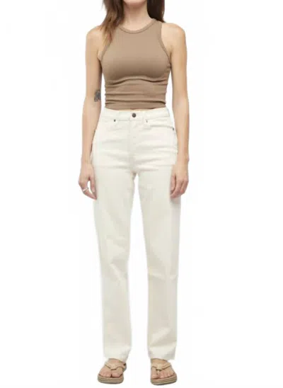 Oliver Logan Mulberry Jean In Ecru In White