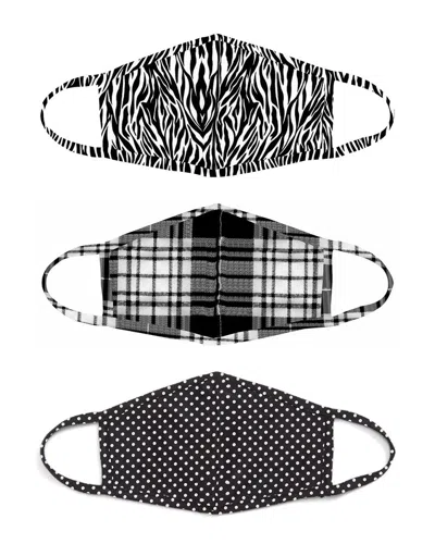 Juliette Collection Set Of 3 Face Masks In Multi