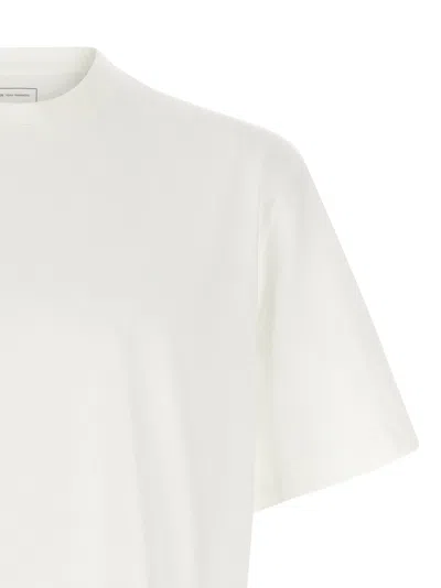 Y-3 Adidas Logo Cotton T-shirt In White