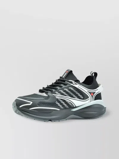 Dsquared2 Mesh Panel Sneakers Pull Tab In Multi