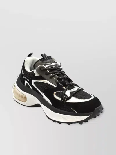 Dsquared2 Chunky Sole Sneakers Mesh Panels In Multi