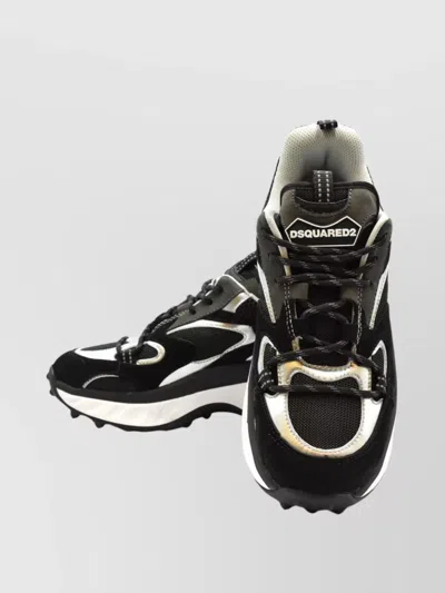 Dsquared2 Chunky Sole Sneakers Mesh Panels In Multi