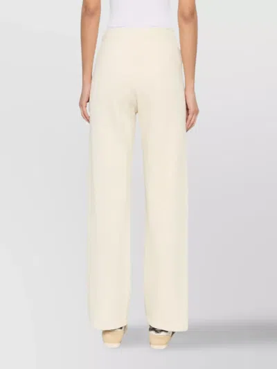 Autry Relaxed-fit Cotton Sweatpants With Drawstring Waist In Neutral