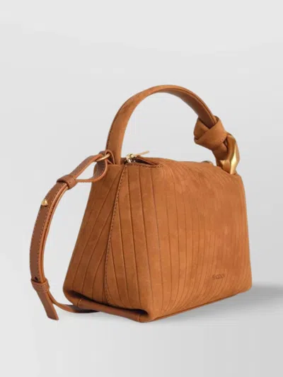 Jw Anderson J. W. Anderson "jwa Corner" Bag Small In Brown