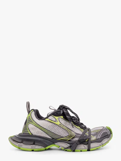 Balenciaga 3xl White/grey/green Coloured Mesh And Polyurethane Sneaker In Multi