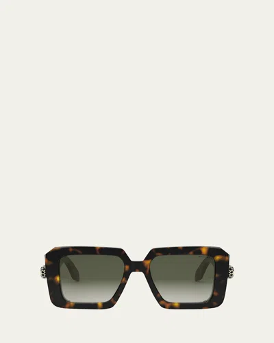 Bvlgari Serpenti Geometric Sunglasses In Brown