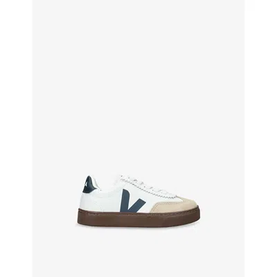 Veja Leather Volley Sneakers In White