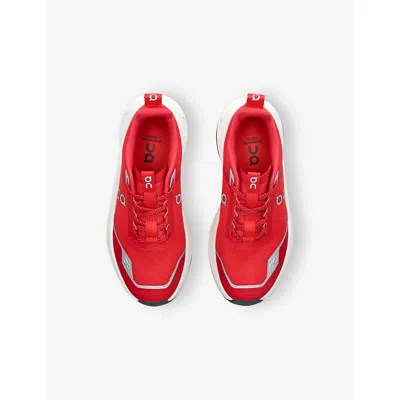 On Cloudnova Youth Sneakers In Red