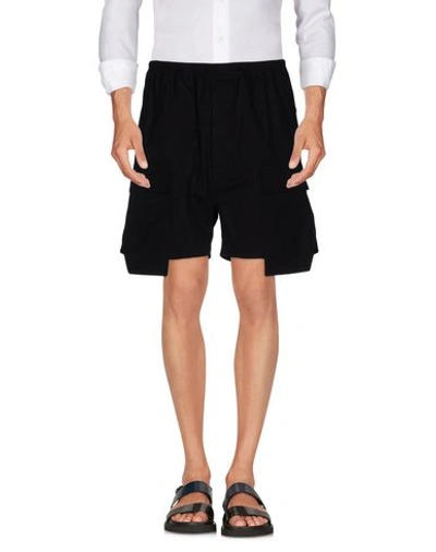 Shop Rick Owens Shorts & Bermuda In Black