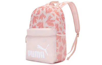 Puma Phase Aop Backpack 'pink' In Multi