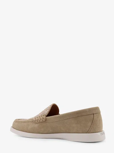 Dior Men Granville Suede Loafers In Neutral