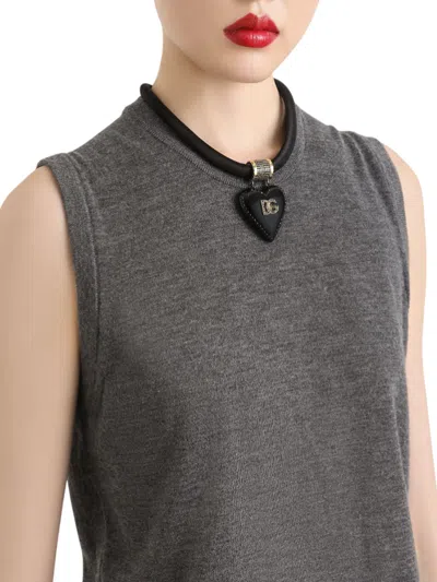 Dolce & Gabbana Cashmere Sweater In Gray