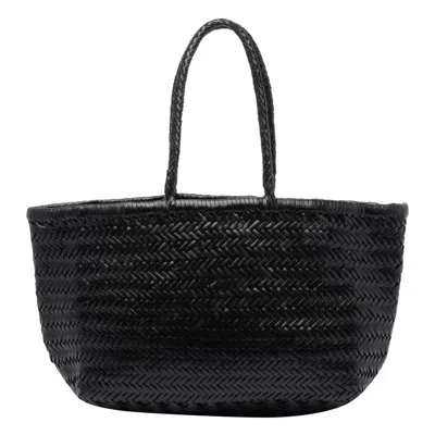 Dragon Diffusion Women Big Bamboo Triple Jump Basket Bag In Black