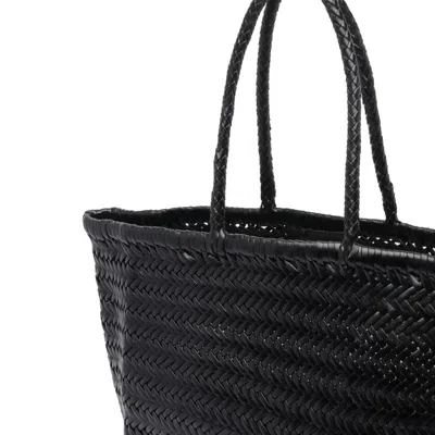Dragon Diffusion Women Big Bamboo Triple Jump Basket Bag In Black
