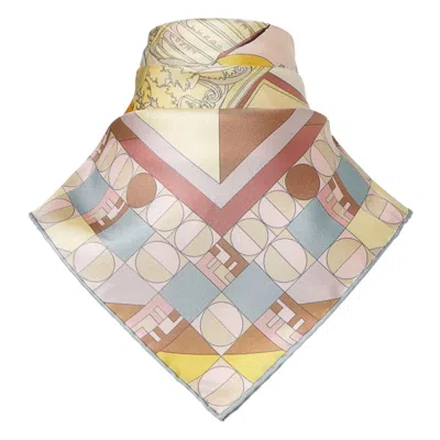 Fendi Women Moonlight Echoes Silk Foulard In Multi