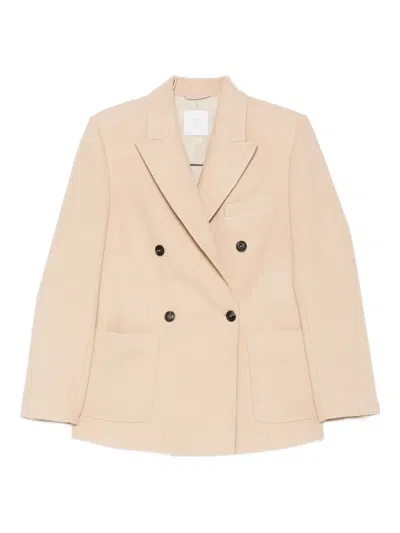 双排扣口袋西装夹克