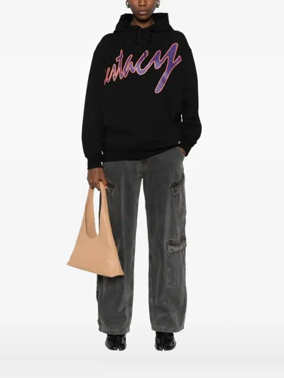 Perks And Mini Xtc Printed Hoodie In Black