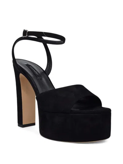 Casadei Ankle-strap Platform Sandals In Black