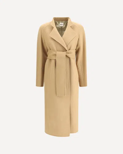 Khaite Deena Coat In Neutral