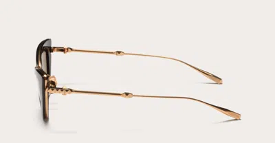 Valentino Rockstud Cat-eye Frame Sunglasses In Black