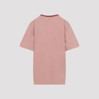 Chloé Petal Pink Recycled Cotton T-shirt In Brown