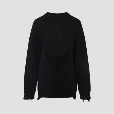 Moschino Couture Black Wool Sweatshirt In Black